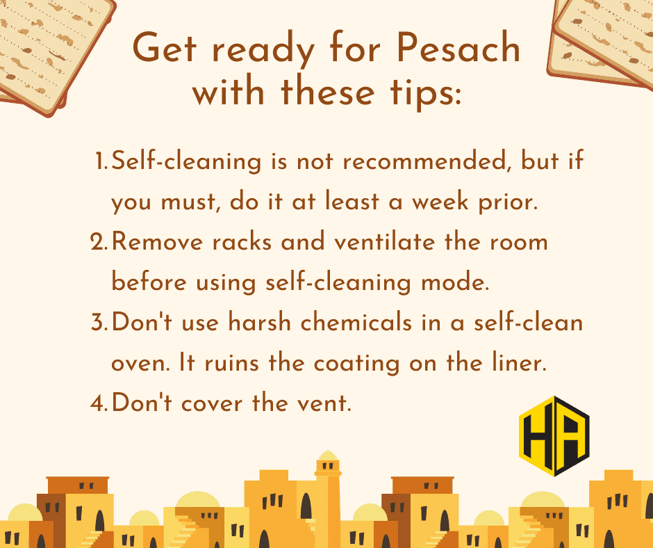 Pesach oven cleaning tips