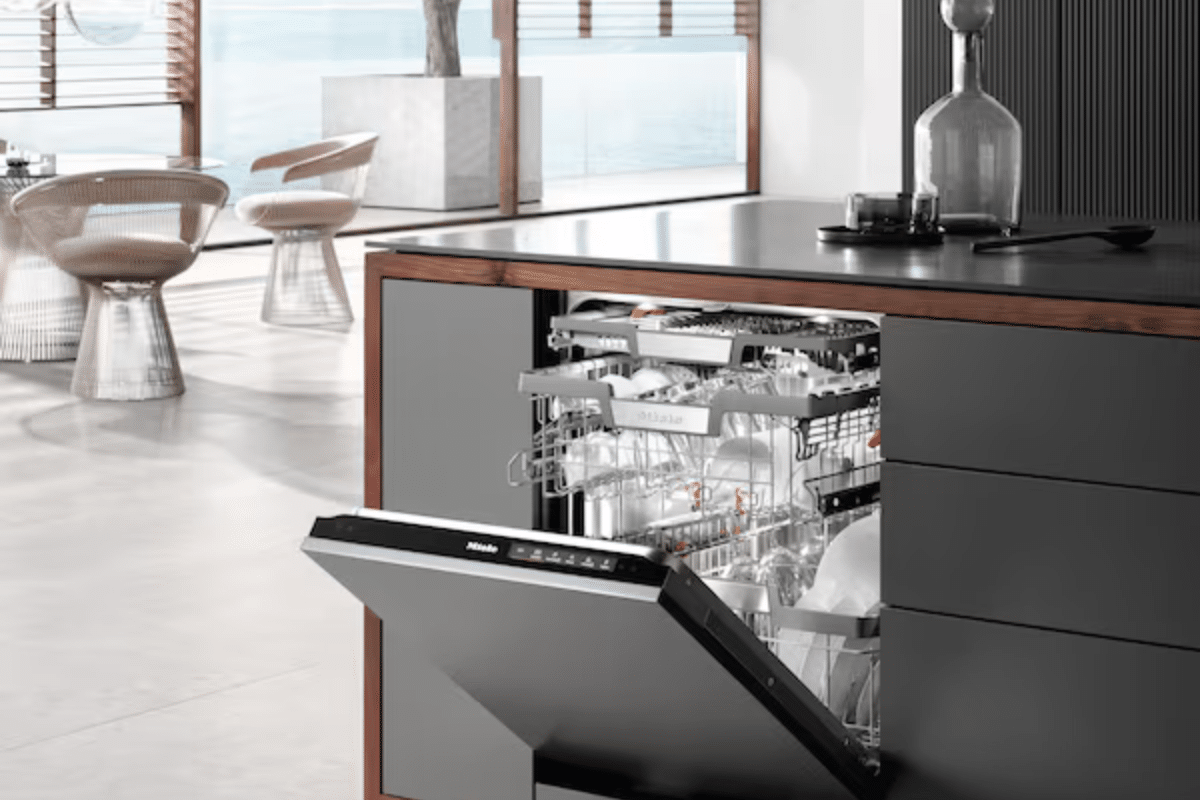 Miele dishwasher stinks