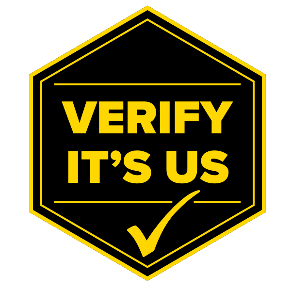 verify it's us badge